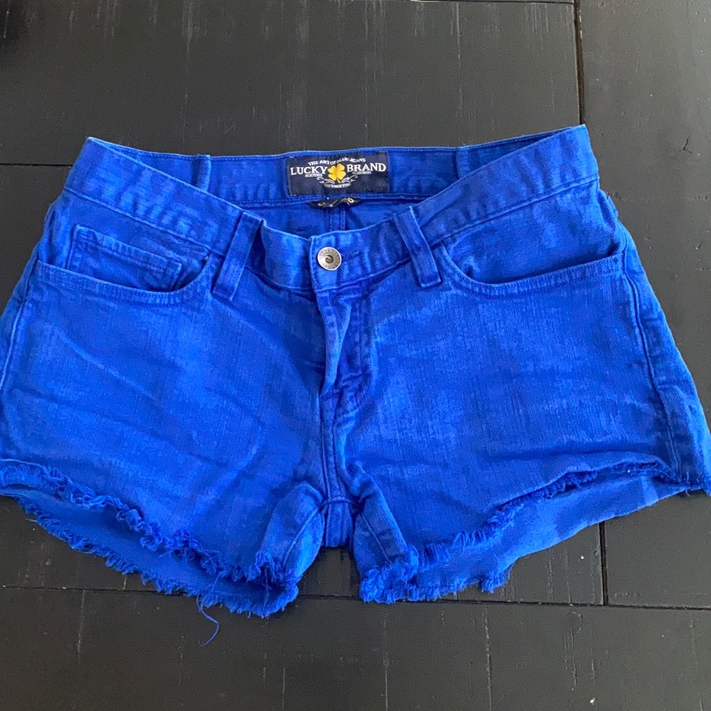 Blue Lucky Brand Cutoffs